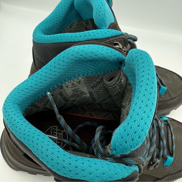 7.5 M Hanwag Torsby Lady Gtx Waterproof Hiking Trail Boots Asphalt/Ocean $290 - Picture 6 of 8
